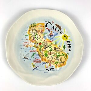 catstudio‎ The Geography Collection California Plate 2011 8.5" *Hard to Find*